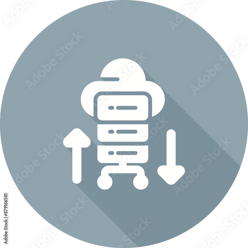 Web Server Vector Icon photo