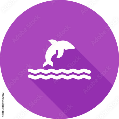 Dolphin Vector Icon