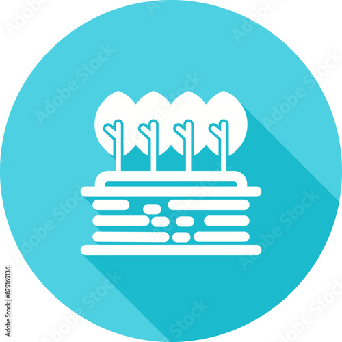 Lake Vector Icon