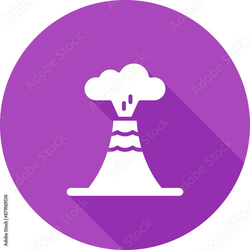 Volcano Vector Icon