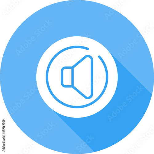 Speaker Circle Vector Icon