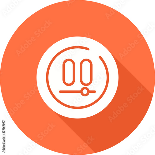 Video Pause Circle Vector Icon