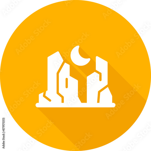 Canyon Vector Icon