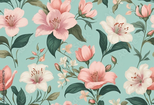 Pastel Spring Pattern for  Design