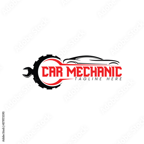 car mechanic logo