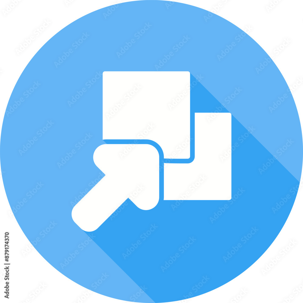 Overlap Vector Icon Overlap Vector Icon