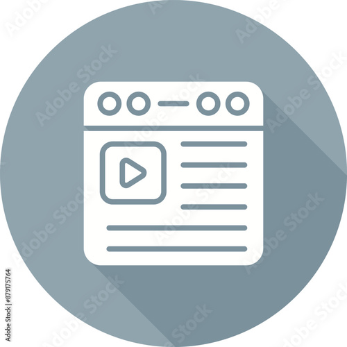 Video Vector Icon