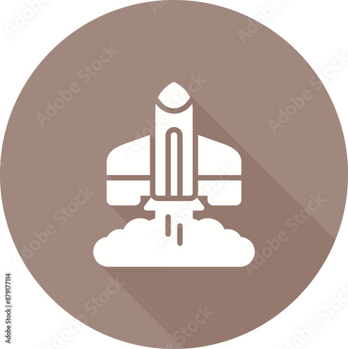 Rocket Launch Vector Icon
