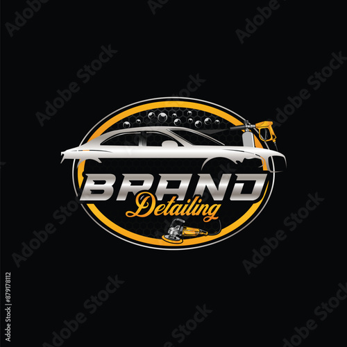 detailing car logo, auto detailing logo