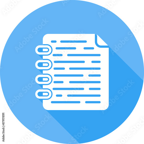 Note Page Vector Icon
