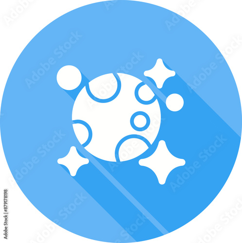 Moon And Stars Vector Icon