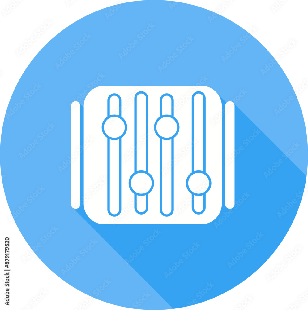 Sliders Vector Icon Sliders Vector Icon
