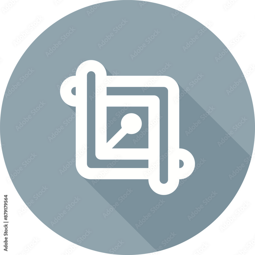 Crop Vector Icon Crop Vector Icon