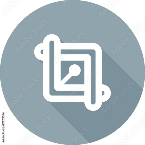 Crop Vector Icon