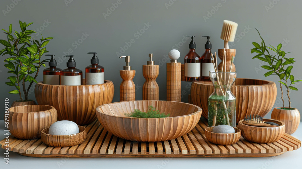 A serene spa scene featuring rolled towels, lit candles, and a glass jar on a woven mat, surrounded by lush greenery, creating a tranquil and inviting atmosphere. A serene spa scene featuring rolled towels, lit candles, and a glass jar on a woven mat, surrounded by lush greenery, creating a tranquil and inviting atmosphere.