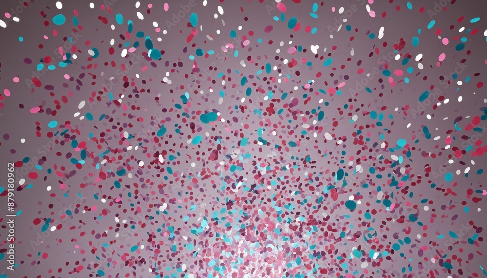 Holographic falling confetti graphic Holographic falling confetti graphic