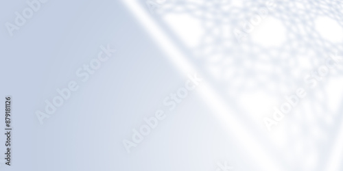 Photography Abstract Arabesque shadow background with traditional ornament, ramadan islamic design