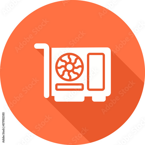 Graphic Card Vector Icon