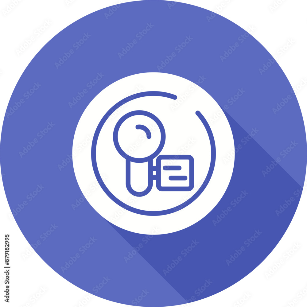 Video Camera Circle Vector Icon Video Camera Circle Vector Icon