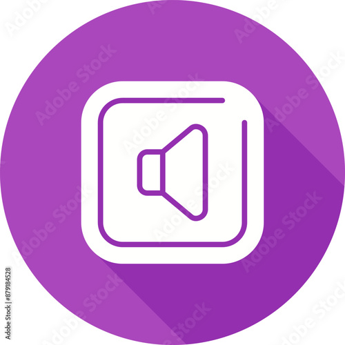 Speaker Square Vector Icon