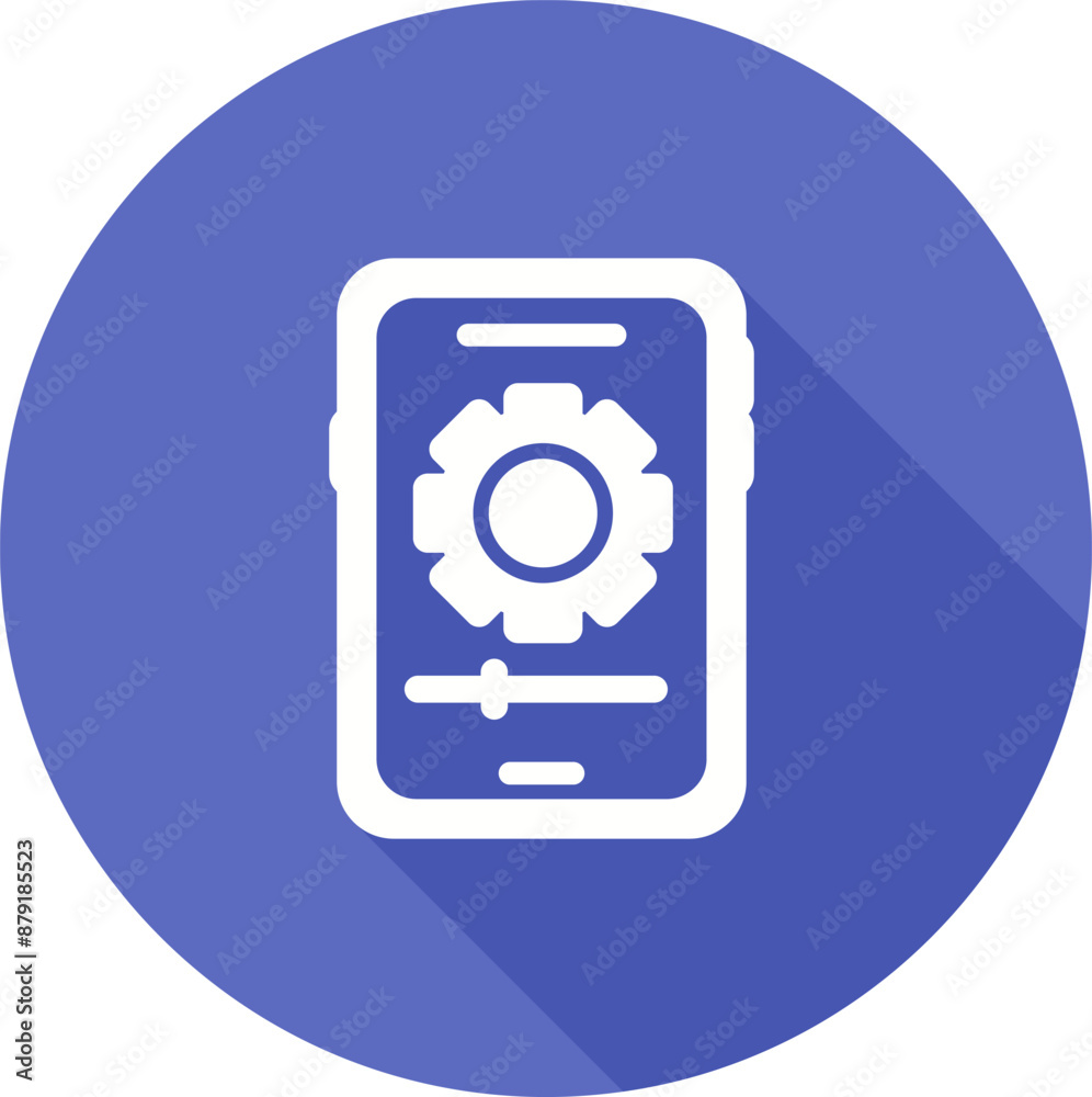 Smartphone Settings Vector Icon Smartphone Settings Vector Icon