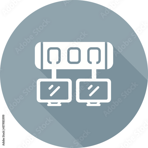 Network Switch Vector Icon