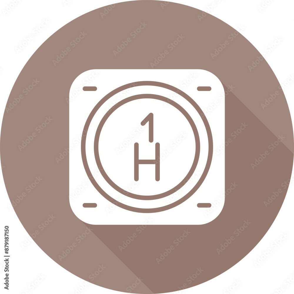 Hydrogen Vector Icon