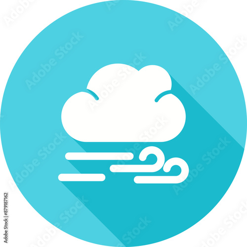 Windy Vector Icon