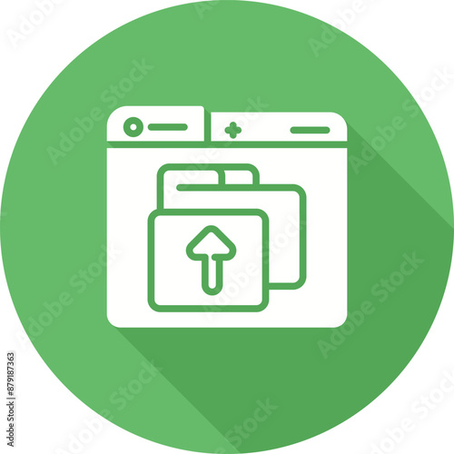 Free Download Upload File Vector Icon - GFXLoad