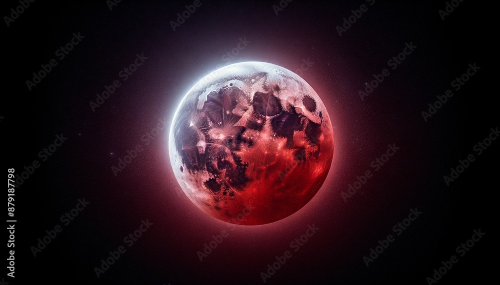 strawberry moon in space strawberry moon in space