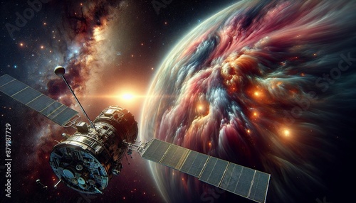 satellite in space
