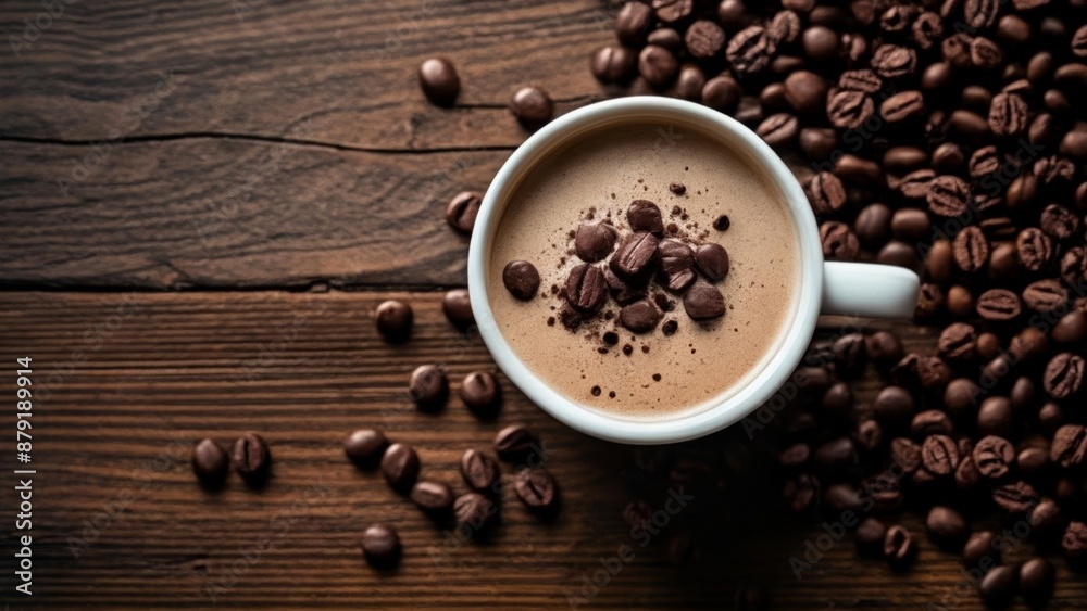Obraz premium Warm up with a cup of coffee