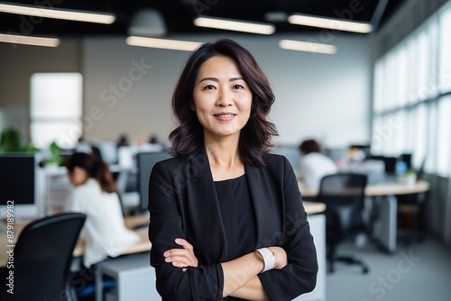 portrait of a asian businesswoman in office