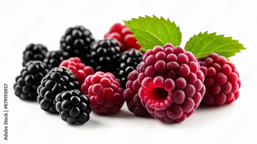 Fresh berries ripe and ready for a healthy snack Fresh berries ripe and ready for a healthy snack