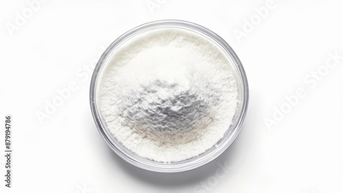  Powdery substance in a jar