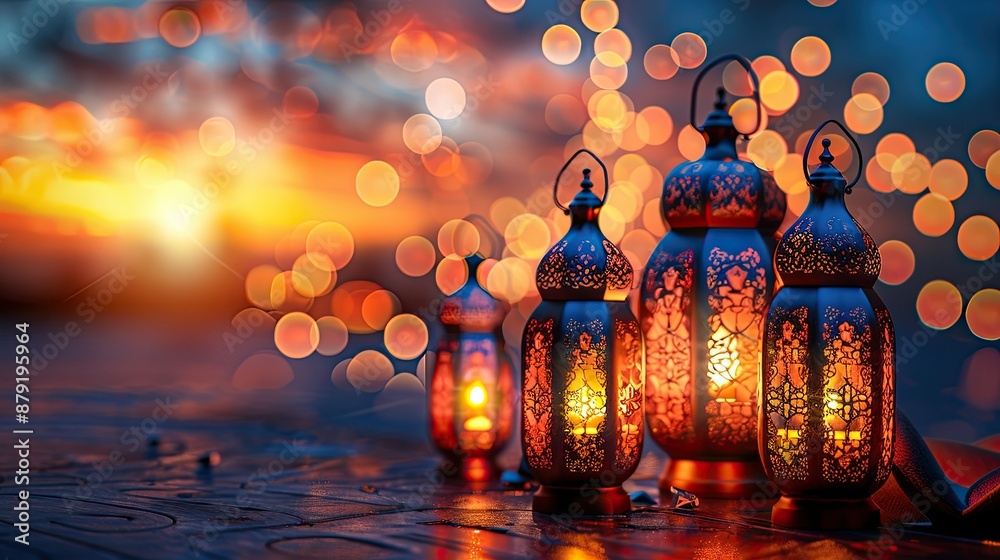 Ramadan Kareem Islamic backgrounds adorned with lanterns Ramadan Kareem Islamic backgrounds adorned with lanterns