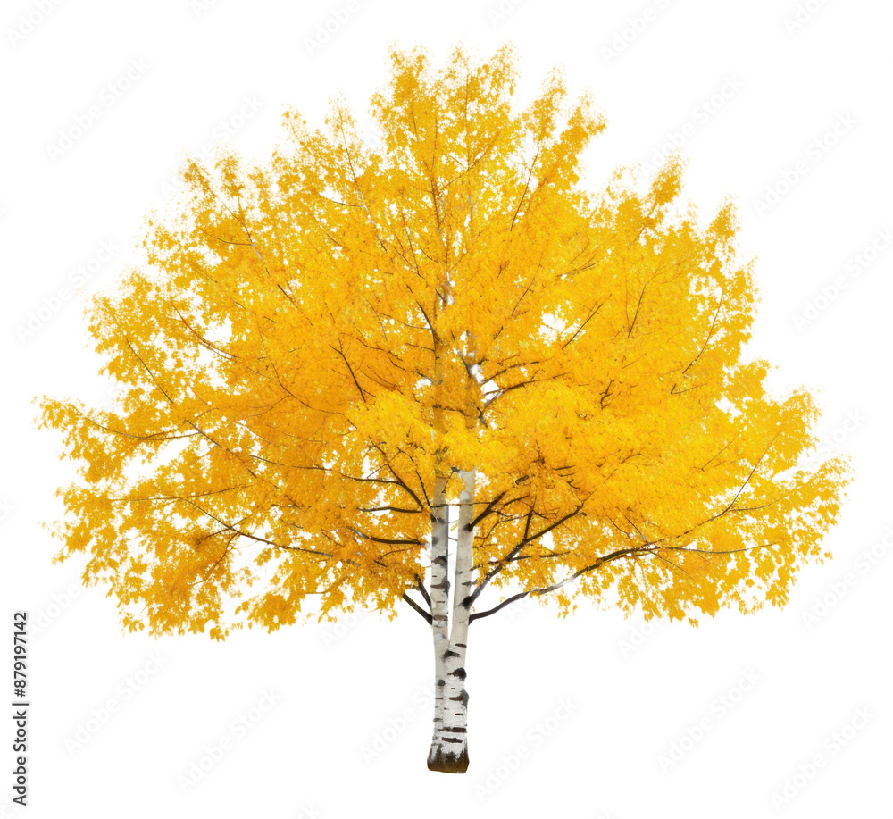 Fototapeta premium Plant maple birch tree.