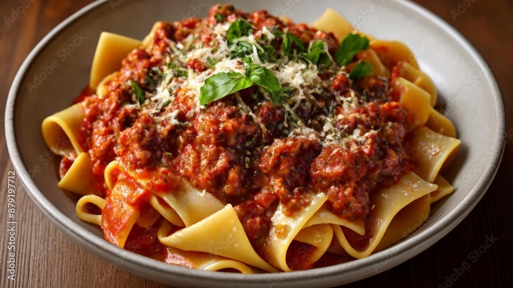 Delicious pasta dish ready to be savored Delicious pasta dish ready to be savored
