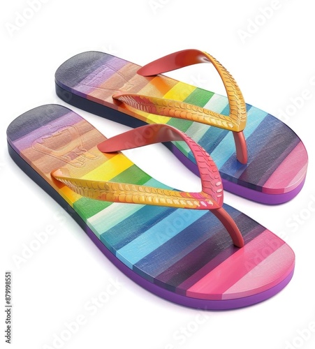 Chanclas estilo LGTBIQ+