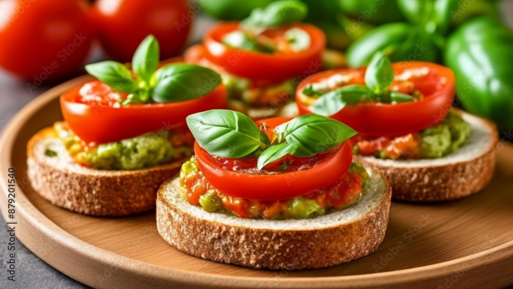 Fresh and vibrant appetizer ready to delight Fresh and vibrant appetizer ready to delight