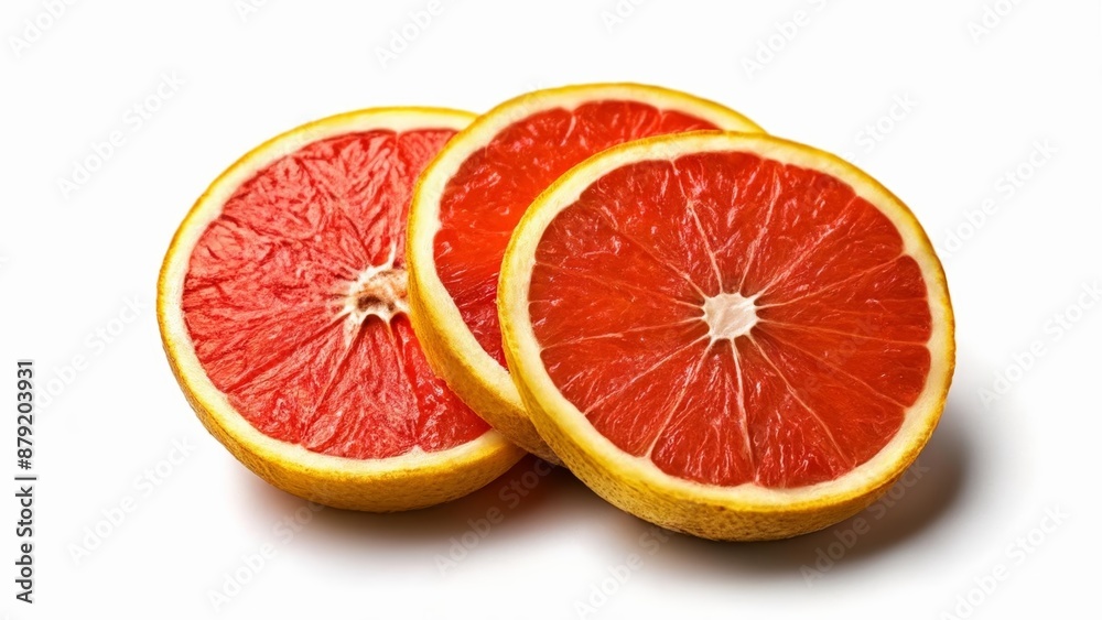Freshly sliced grapefruit ready to enjoy Freshly sliced grapefruit ready to enjoy