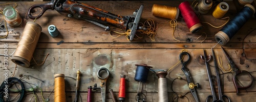 Vintage Sewing Tools and Ar...