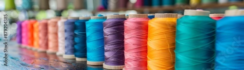 Colorful Threads Spools Org...