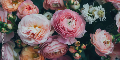 A beautiful photograph of various flowers