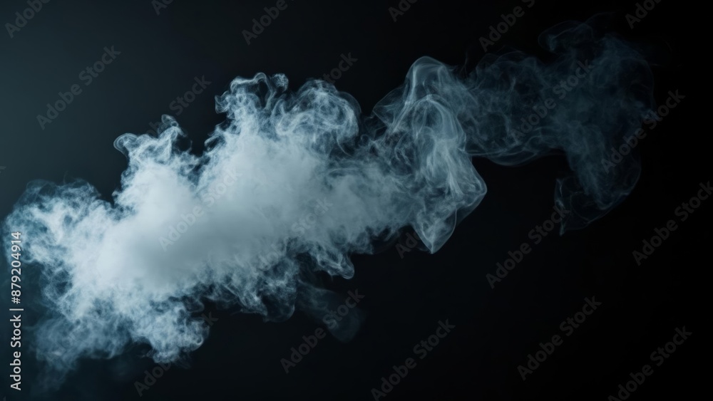 Mysterious smoke in the night sky Mysterious smoke in the night sky