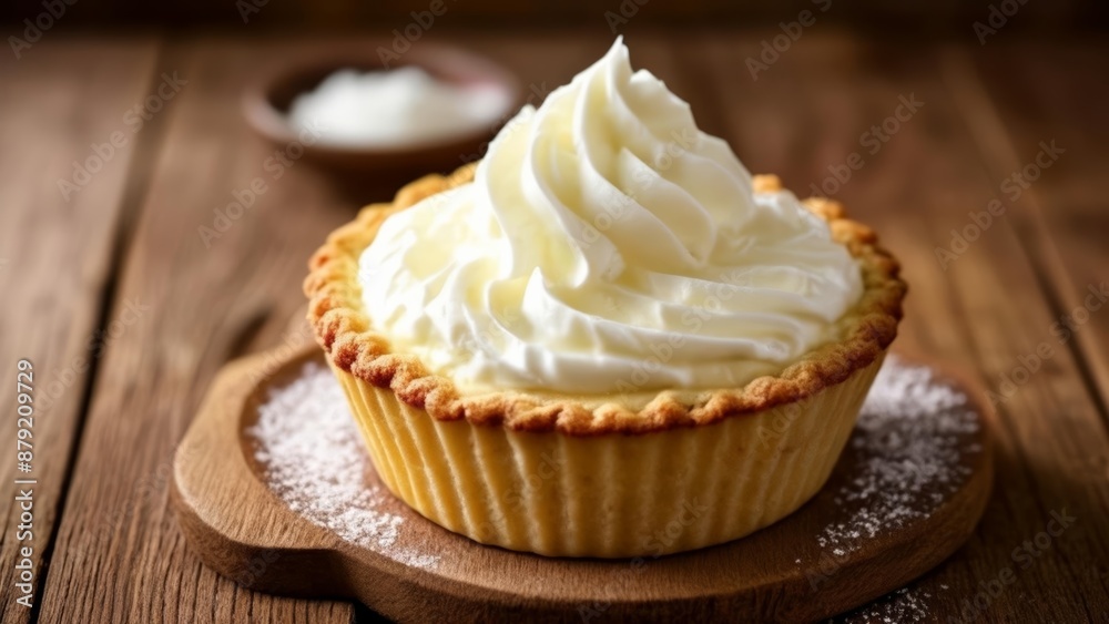 Deliciously indulgent dessert ready to be savored Deliciously indulgent dessert ready to be savored