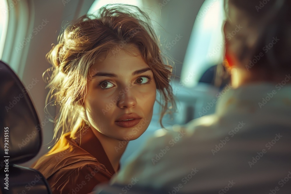 Highlights the caring and compassionate nature of air hostesses, who go above and beyond to assist passengers. Highlights the caring and compassionate nature of air hostesses, who go above and beyond to assist passengers.