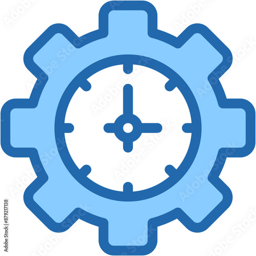 gear, manage, management, settings, time, watch Icon