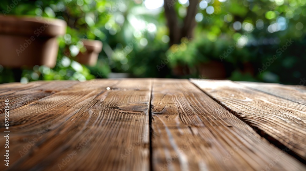 A rustic wooden table bathed in sunlight, surrounded by the lush greenery of a garden, offers a perfect blend of natural beauty and tranquility. A rustic wooden table bathed in sunlight, surrounded by the lush greenery of a garden, offers a perfect blend of natural beauty and tranquility.
