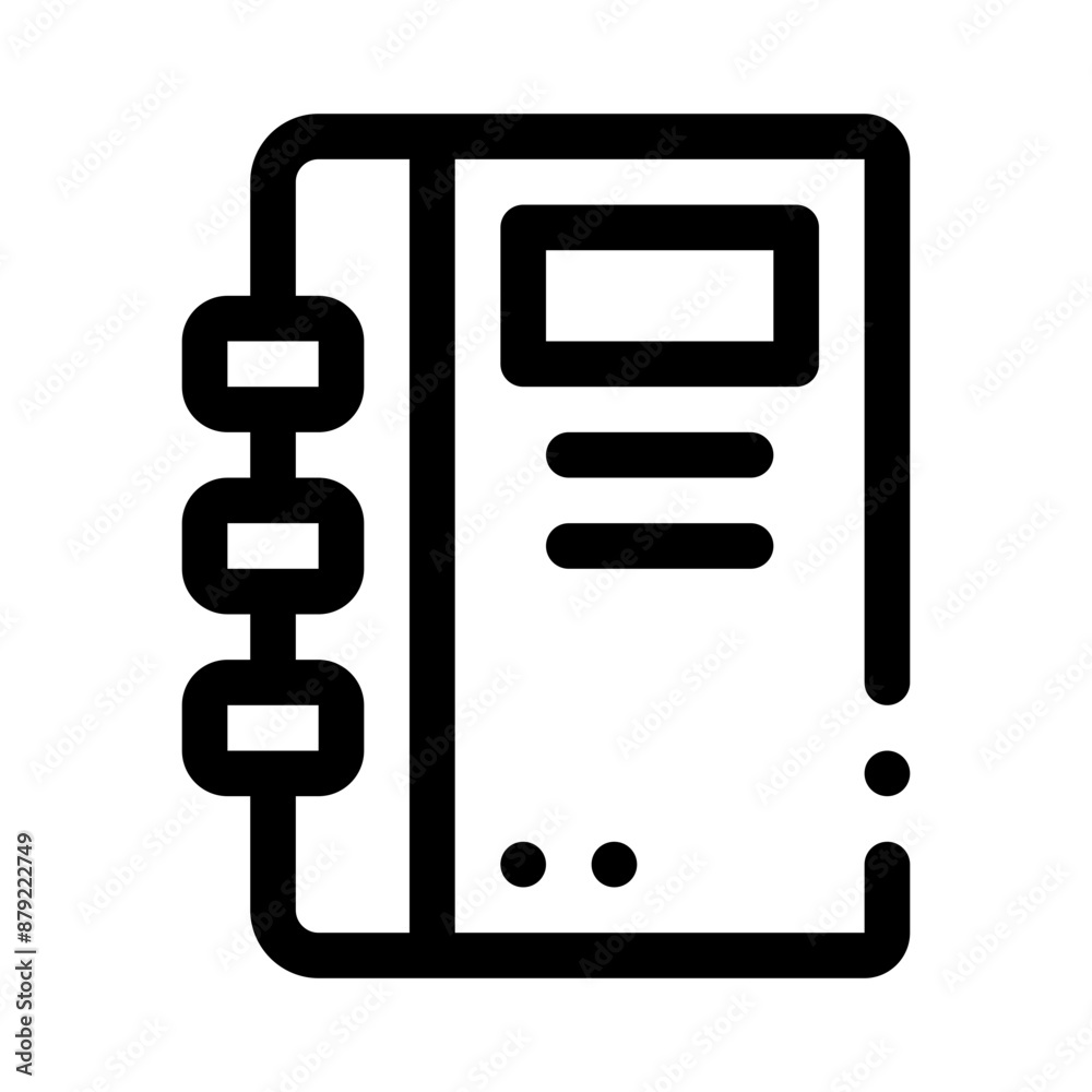 notebook line icon notebook line icon